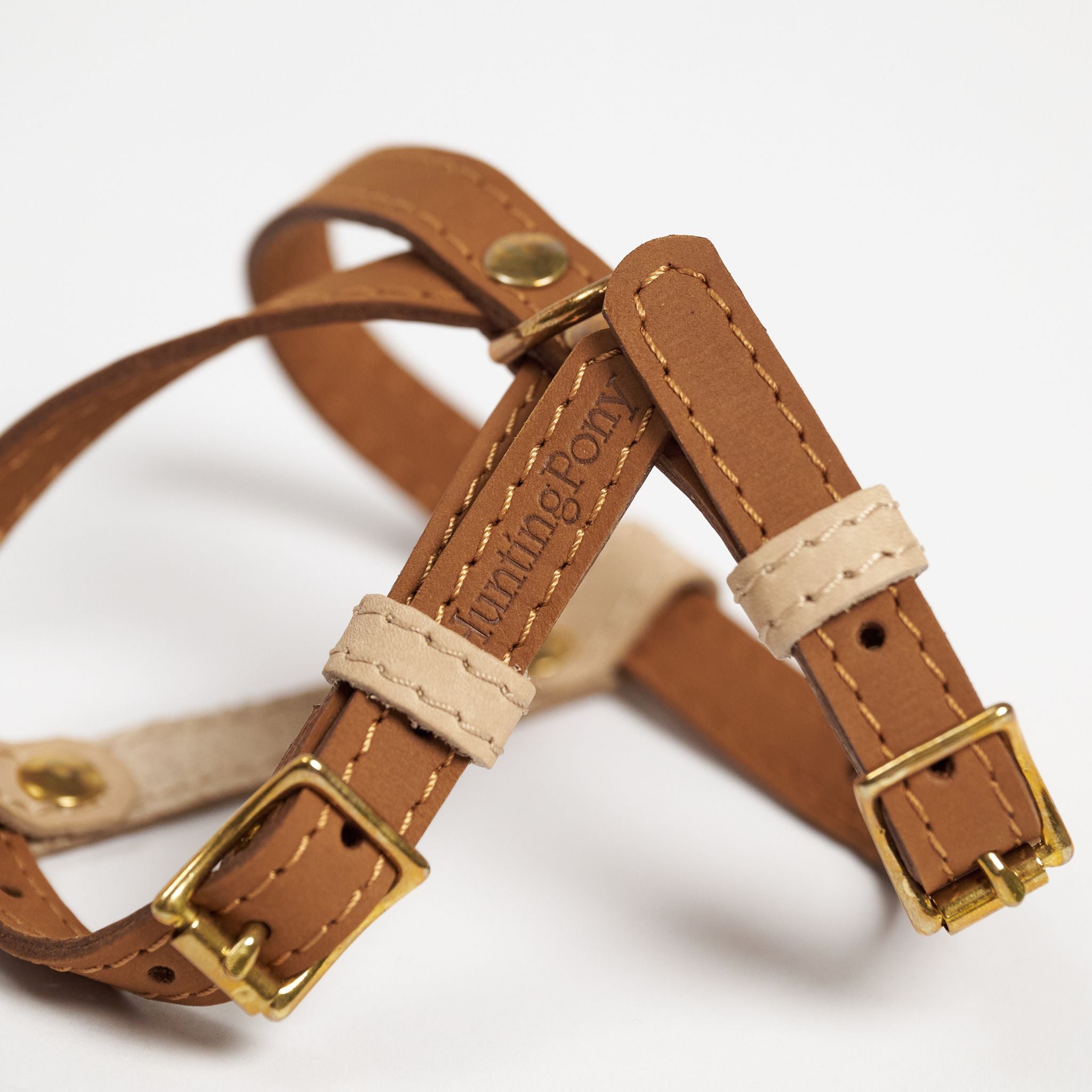 Hunting pony レザーハーネスWalkony