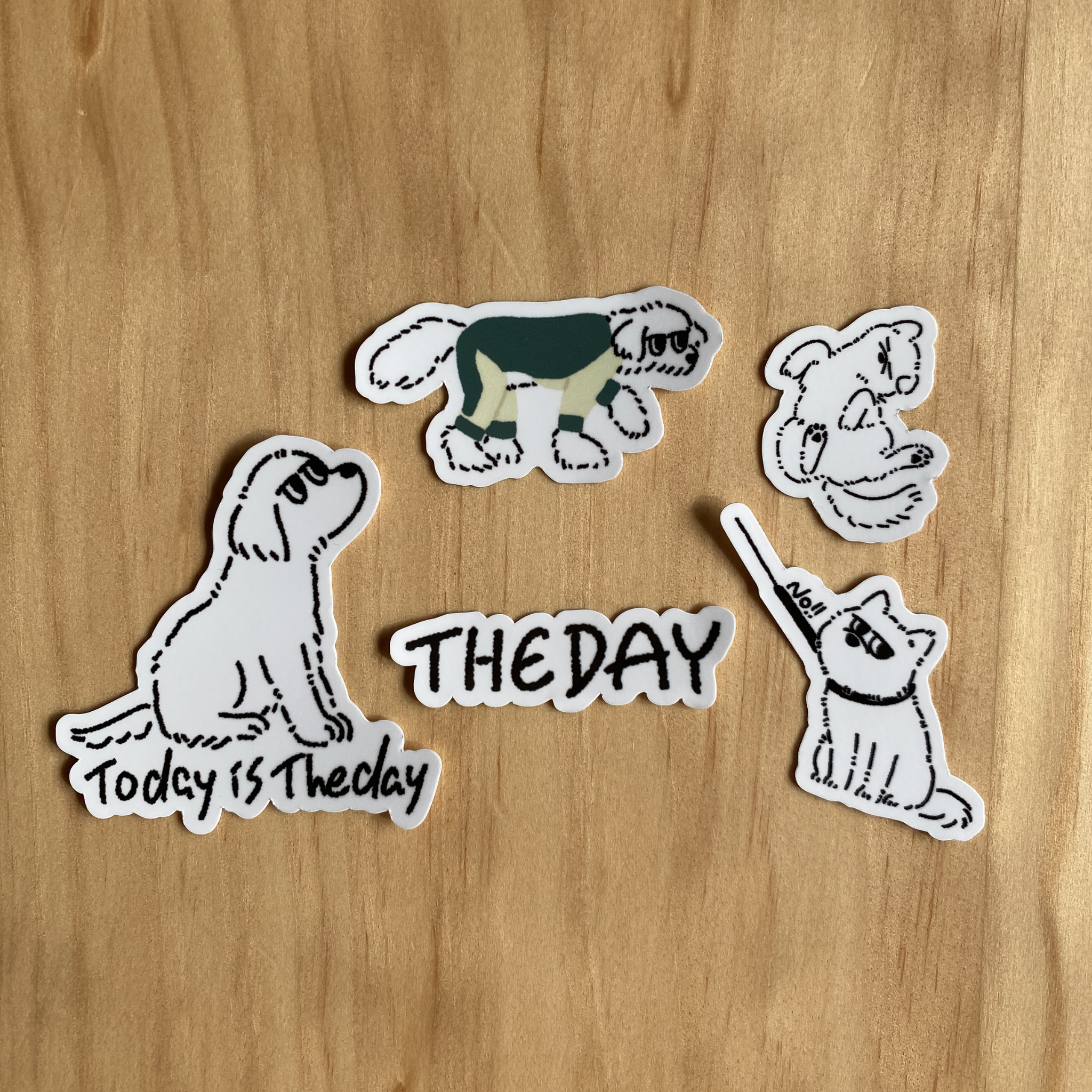 わんこ日常ステッカー