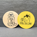 DOG IN CAR　カーマグネット